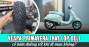 Vespa Primavera thay lốp Deli có bám đường tốt khi đi mưa không?