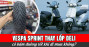 Vespa Sprint thay lốp Deli có bám đường tốt khi đi mưa không?
