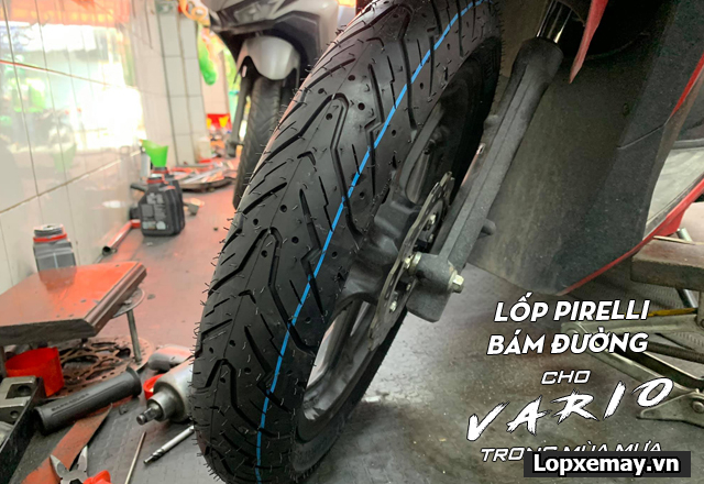 Thay lốp pirelli cho xe vario loại nào bám đường tốt đi mùa mưa  - 3