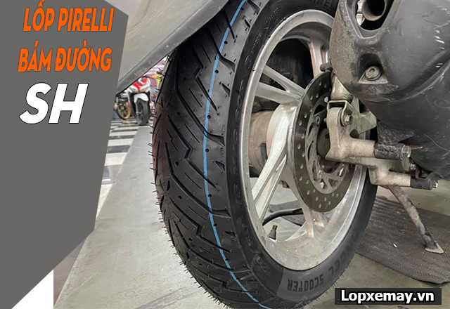 Thay lốp pirelli cho xe sh loại nào bám đường tốt đi mùa mưa  - 2