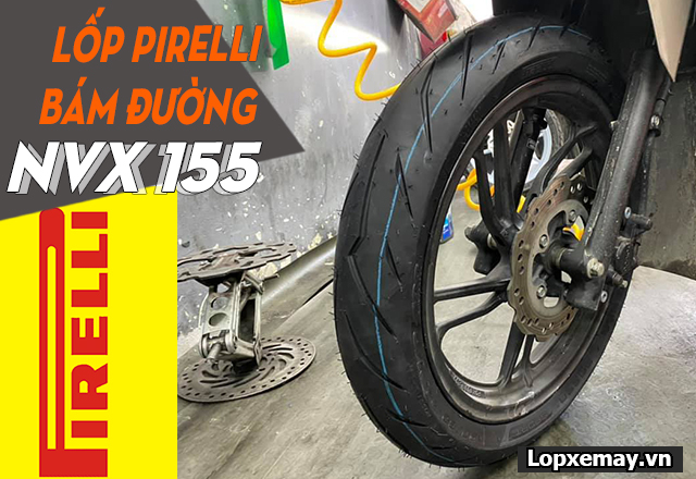 Thay lốp pirelli cho xe nvx 155 loại nào bám đường tốt đi mùa mưa  - 3