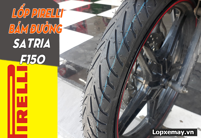 Thay lốp pirelli cho satria f150 loại nào bám đường tốt đi mùa mưa - 2