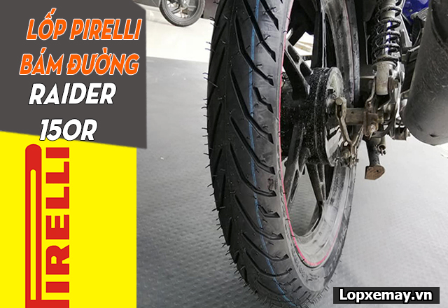 Thay lốp pirelli cho xe raider r150 loại nào bám đường tốt đi mùa mưa  - 2