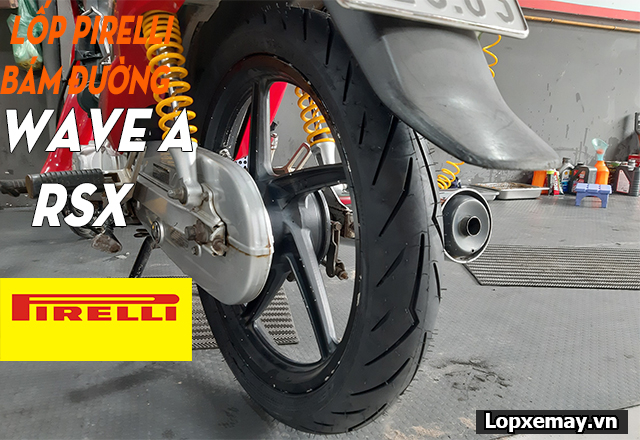 Thay lốp pirelli cho xe wave arsx loại nào bám đường tốt đi mùa mưa  - 3