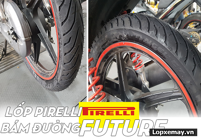 Thay lốp pirelli cho future loại nào bám đường tốt đi mùa mưa  - 2
