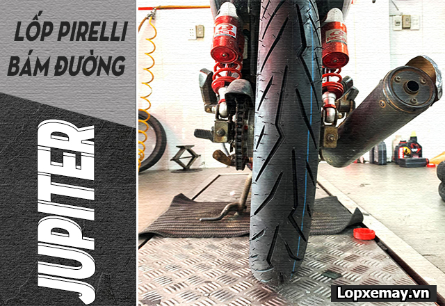 Thay lốp pirelli cho xe jupiter loại nào bám đường tốt đi mùa mưa  - 3
