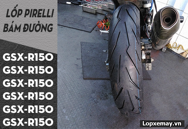 Thay lốp pirelli cho suzuki gsx-r150 loại nào bám đường tốt đi mùa mưa  - 3