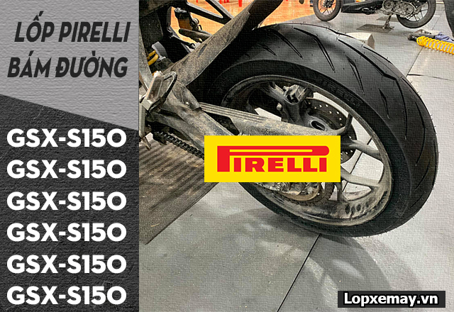 Thay lốp pirelli cho gsx-s150 loại nào bám đường tốt đi mùa mưa  - 3