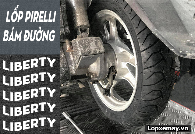 Thay lốp pirelli cho xe liberty loại nào bám đường tốt đi mùa mưa  - 5