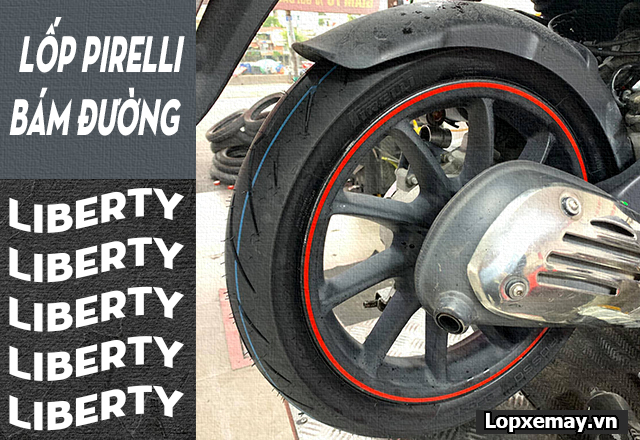 Thay lốp pirelli cho xe liberty loại nào bám đường tốt đi mùa mưa  - 2