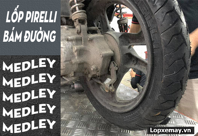 Thay lốp pirelli cho xe medley loại nào bám đường tốt đi mùa mưa  - 5