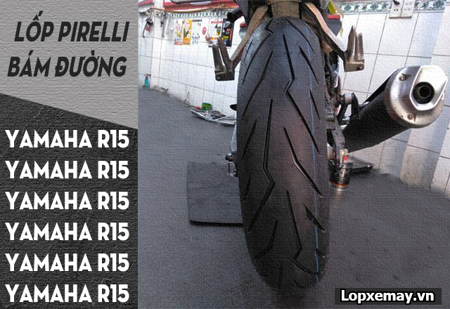 Thay lốp pirelli cho xe yamaha r15 loại nào bám đường tốt đi mùa mưa  - 2