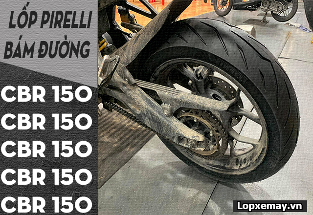 Thay lốp pirelli cho xe cbr150 loại nào bám đường tốt đi mùa mưa  - 2