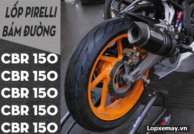Thay lốp pirelli cho xe cbr150 loại nào bám đường tốt đi mùa mưa  - 4