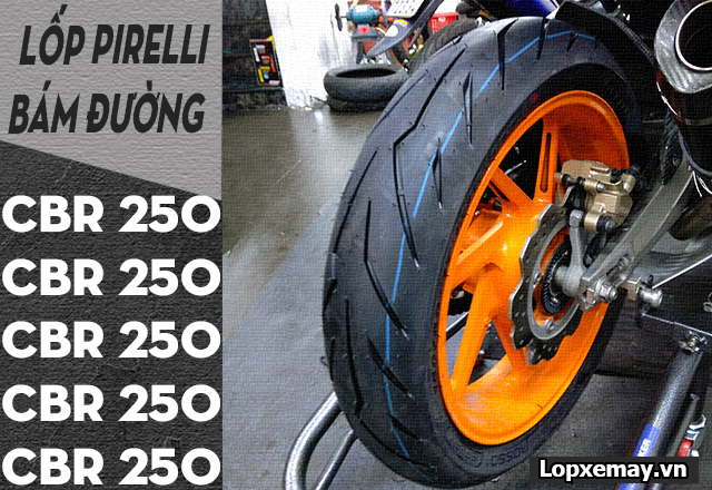 Thay lốp pirelli cho xe cbr250 loại nào bám đường tốt đi mùa mưa  - 4