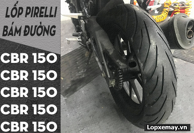 Thay lốp pirelli cho xe cbr150 loại nào bám đường tốt đi mùa mưa  - 3