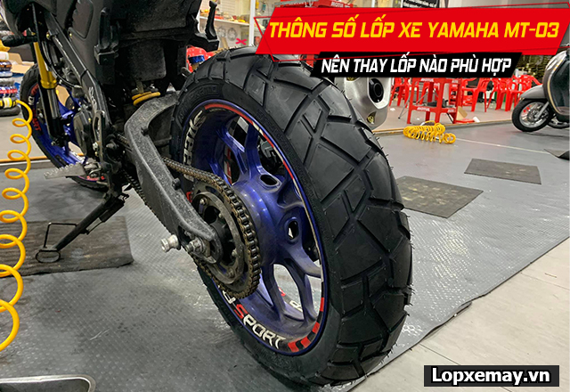 Thông số lốp xe yamaha mt-03 bao nhiêu thay lốp nào phù hợp - 3