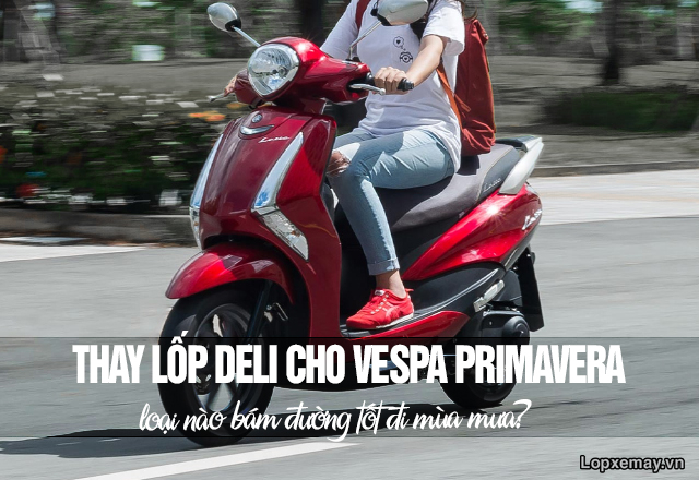 Thay lốp deli cho yamaha latte loại nào bám đường tốt đi mùa mưa - 1