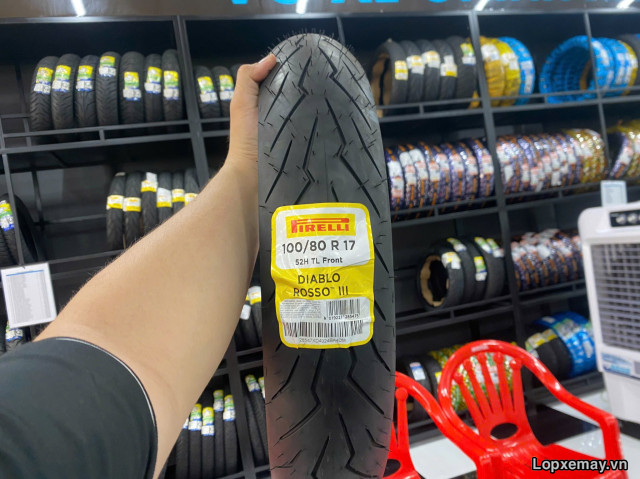 Lốp pirelli 10080-17 diablo rosso iii cho winner x exciter - 1