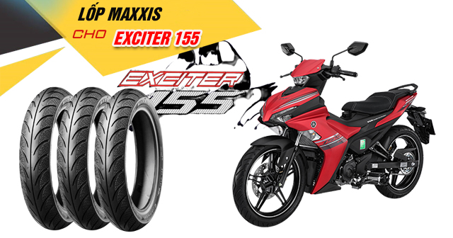 Thay lốp Maxxis cho Exciter 155 có tốt không? Giá bao nhiêu?