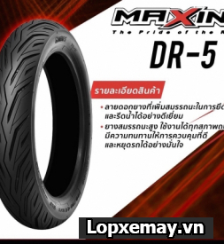 Lốp xe IRC Maxing DR-5 80/90-14 chính hãng Thái Lan cho AB, Click, Vario, Vision...