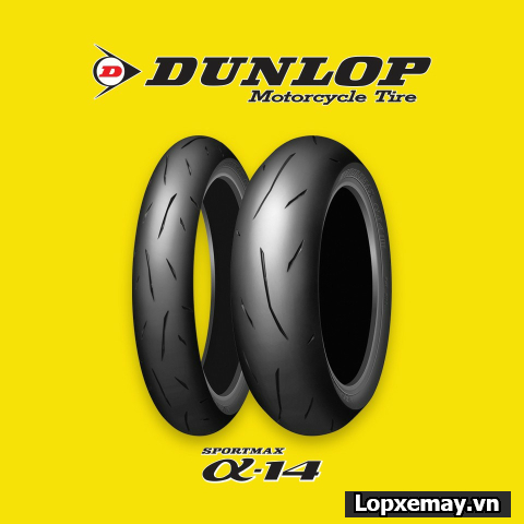 Lốp Dunlop Sportmax Alpha 14 190/55ZR-17 cho Z1000, CBR250