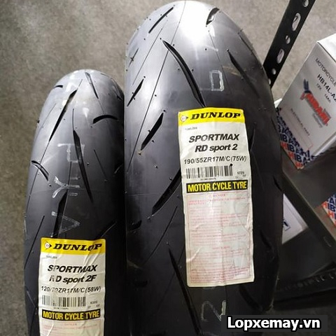 Lốp xe Dunlop Sportmax RD Sport 2 120/70ZR17 cho CBR 1000, Z1000