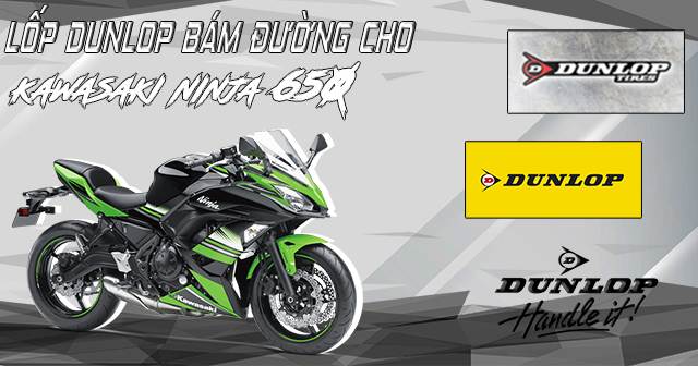 Lốp Dunlop cho Kawasaki Ninja 650 loại nào bám đường tốt nhất?