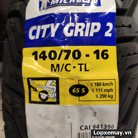 Lốp Michelin City Grip 2 140/70-16 cho SH 300i, SH 350i