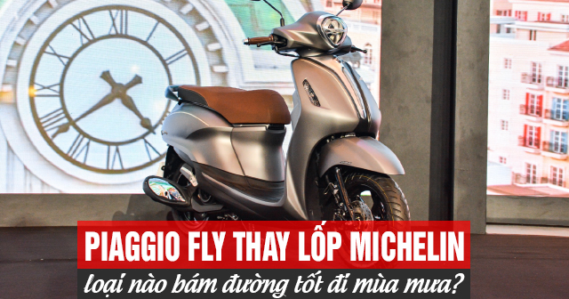 Yamaha Grande thay lốp Michelin loại nào bám đường tốt đi mùa mưa?