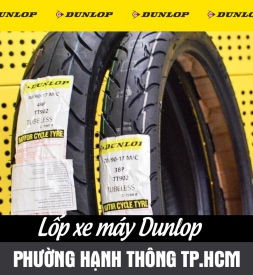 Bán lốp xe máy Dunlop tại phường Hạnh Thông TPHCM