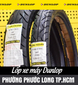 Bán lốp xe máy Dunlop tại phường Phước Long TPHCM