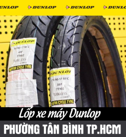 Bán lốp xe máy Dunlop tại phường Tân Bình HCM