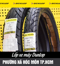 Bán lốp xe máy Dunlop tại xã Hóc Môn TPHCM