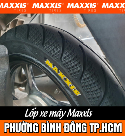 Bán lốp xe máy Maxxis tại phường Bình Đông TPHCM