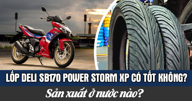 Honda Winner thay lốp Deli SB170 có bám đường và bền không?